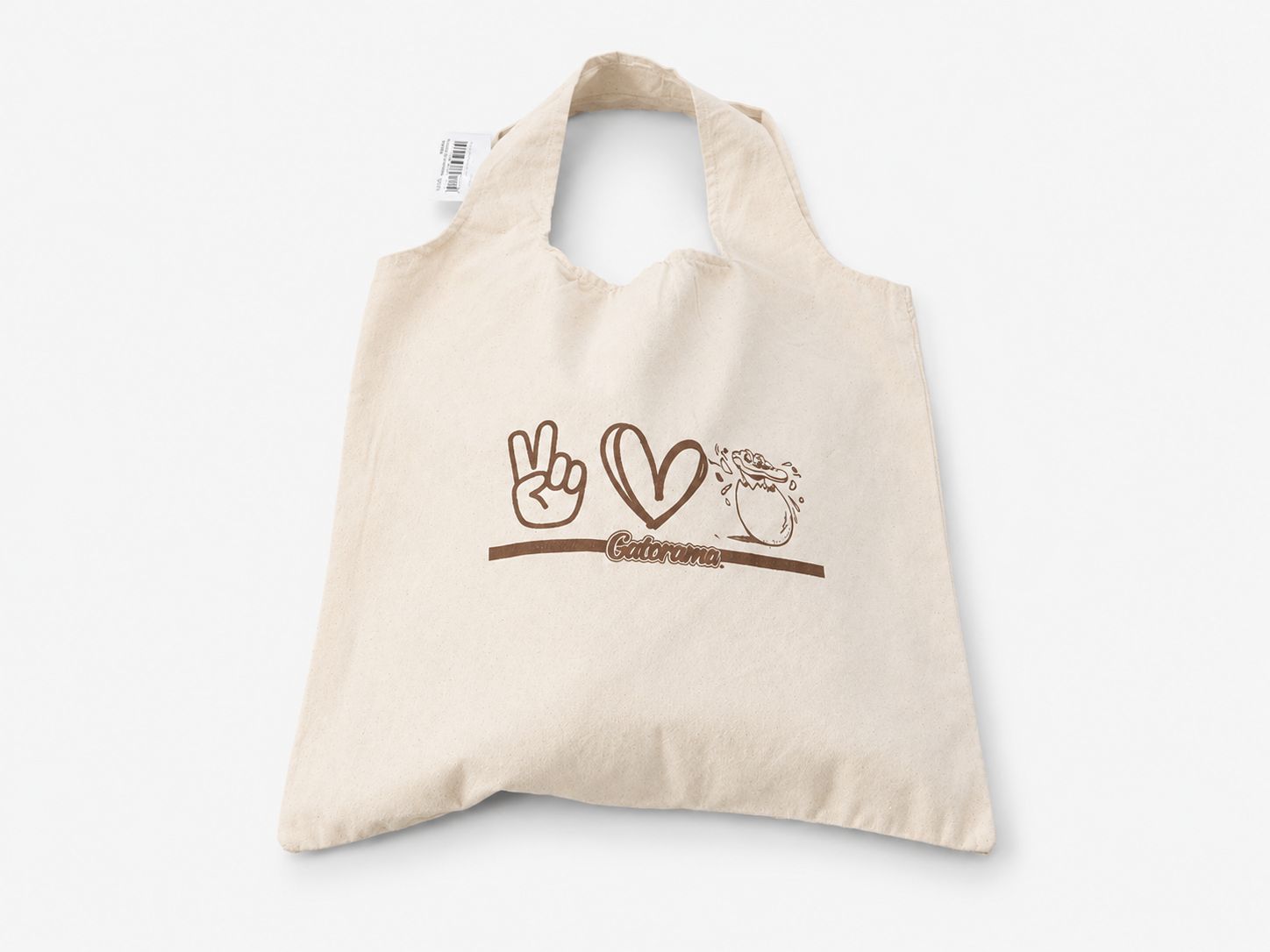 Peace Love Gatorama Tote Bag