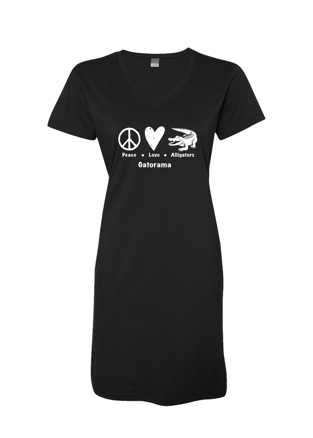 Peace Love Gatorama Dress - S/M