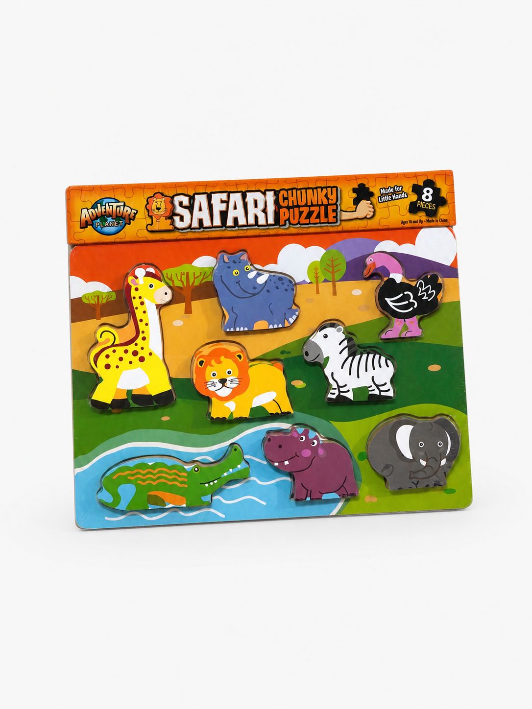 Safari Themed Puzzle 8pc