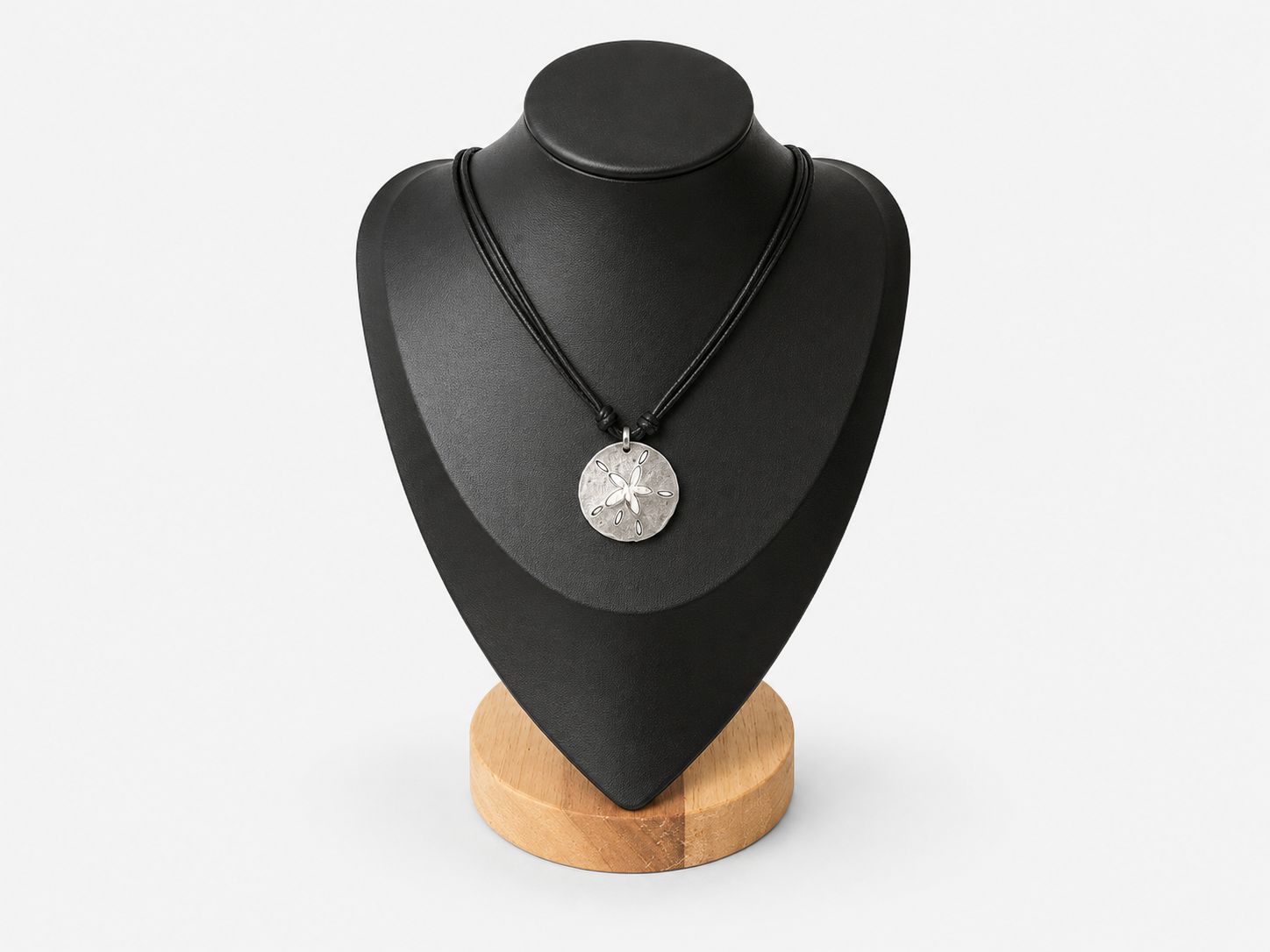 Sand Dollar Pewter Necklace