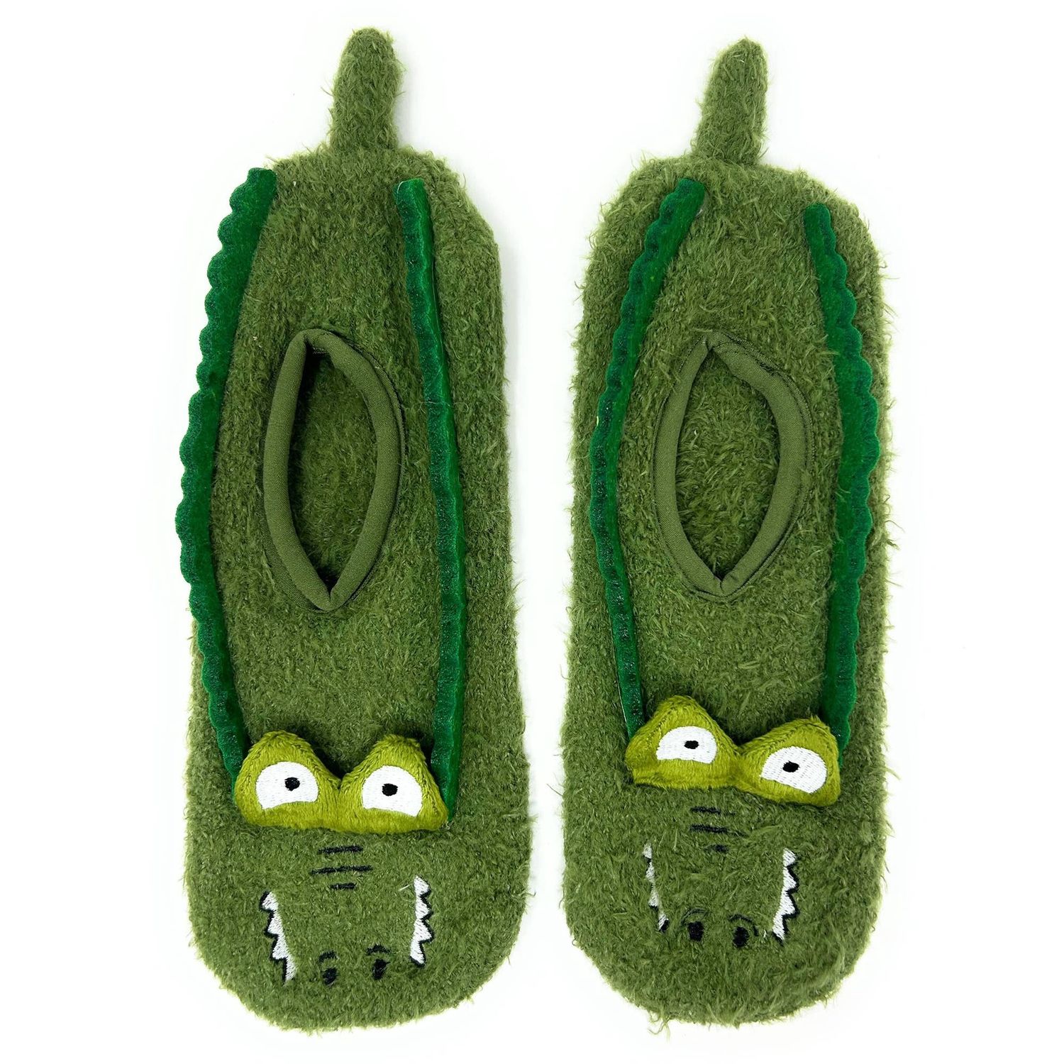 Gator Stride | Women's Funny Soft Fuzzy Grip Socks