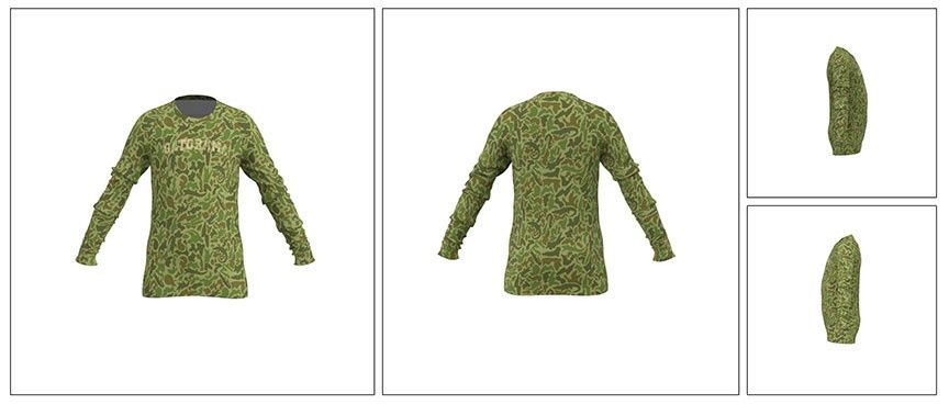 Youth Gator Custom Camo LS
