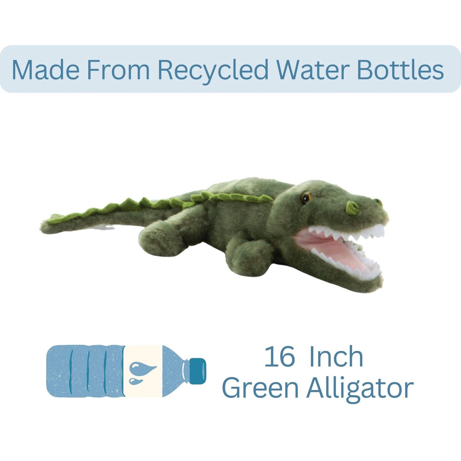 16" (41cm) Green Gator/Alligator