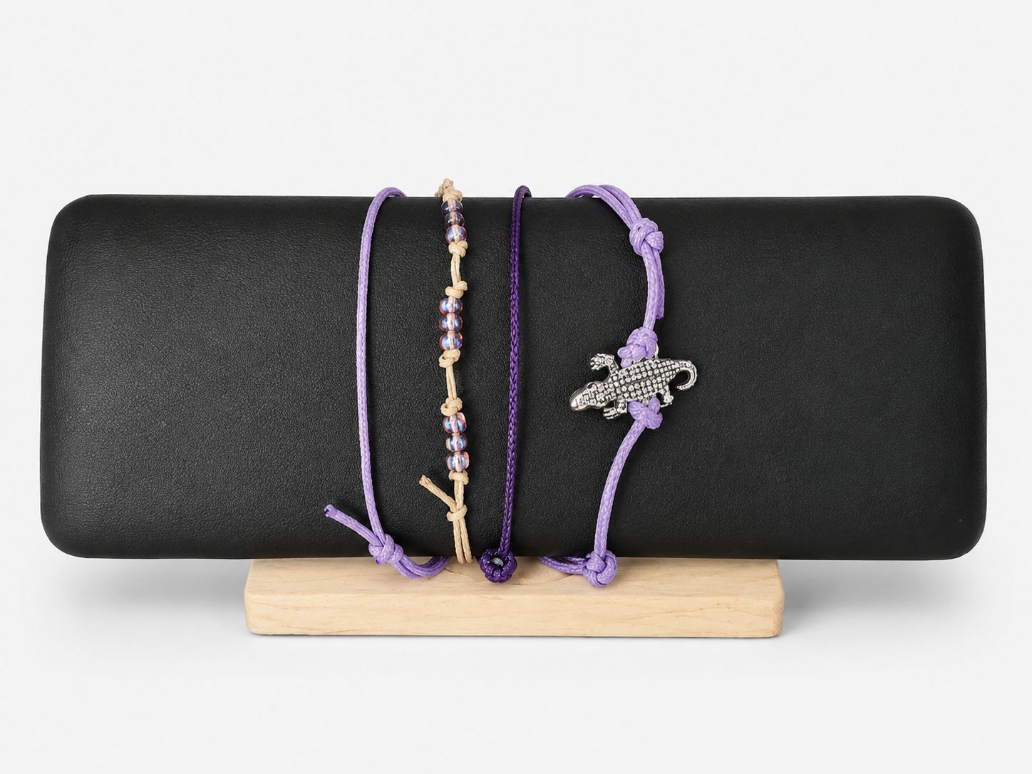 Gator Bead Bracelet-Purple OY