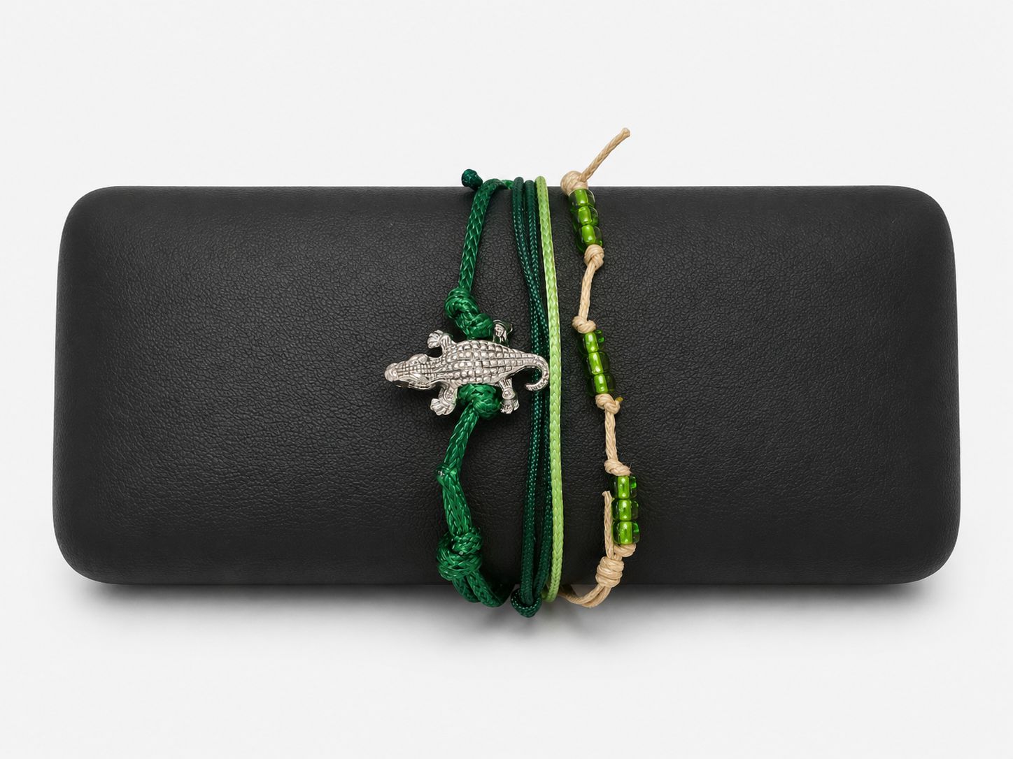 Gator Bead Bracelet -Green OY