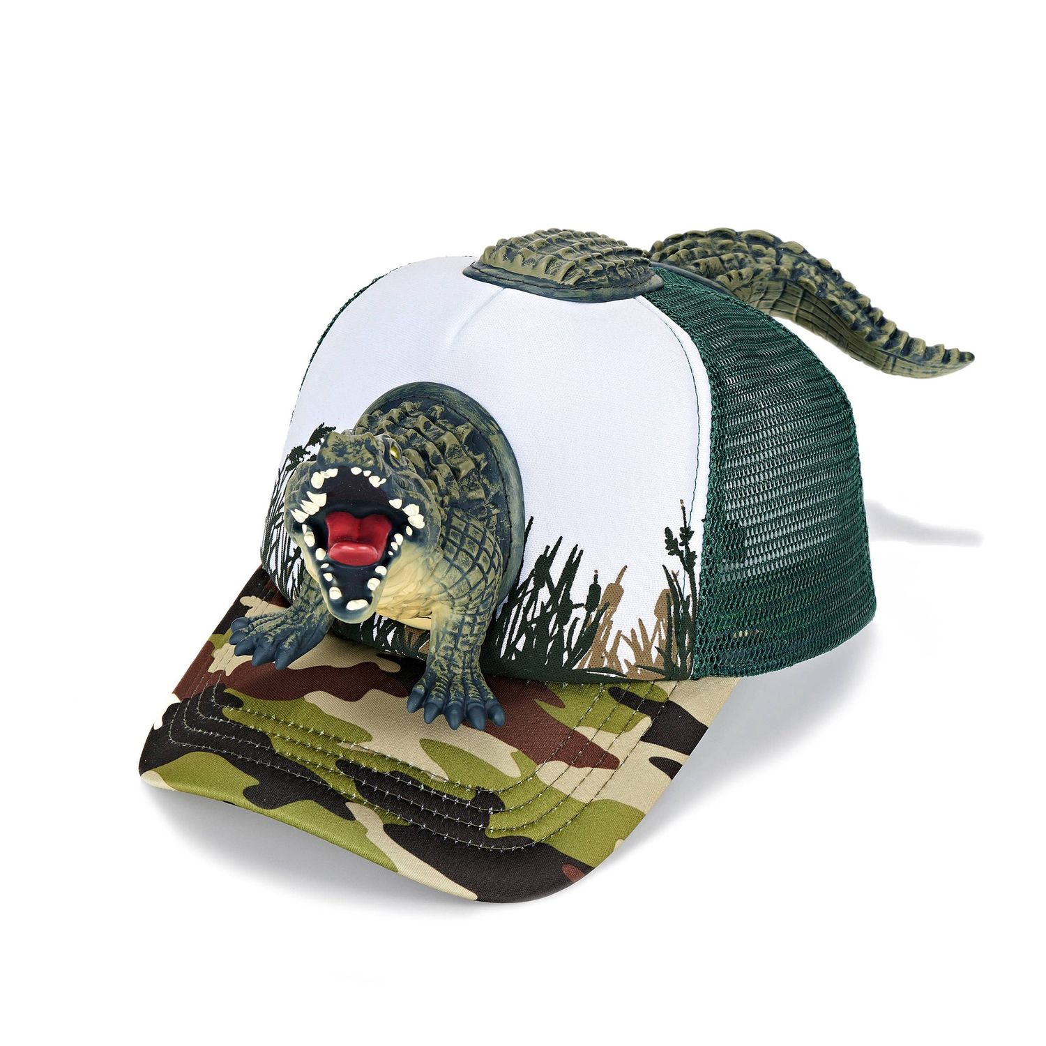 Gator | Unisex Camo Trucker Hat Base Cap Mesh Back