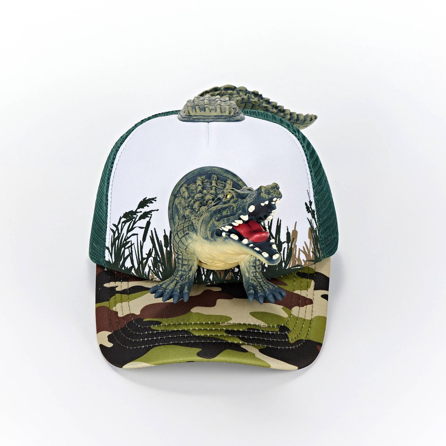 Gator | Unisex Camo Trucker Hat Base Cap Mesh Back