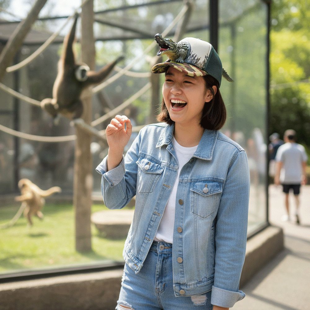 Gator | Unisex Camo Trucker Hat Base Cap Mesh Back