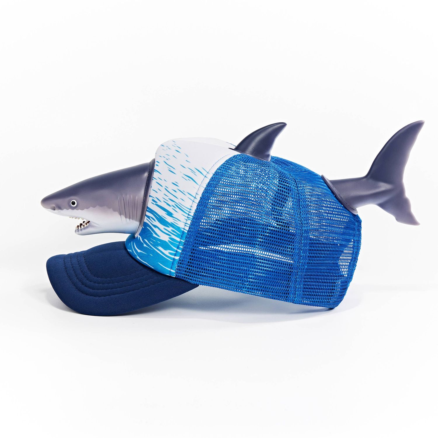 Shark | Unisex Trucker Hat Base Cap Mesh Back