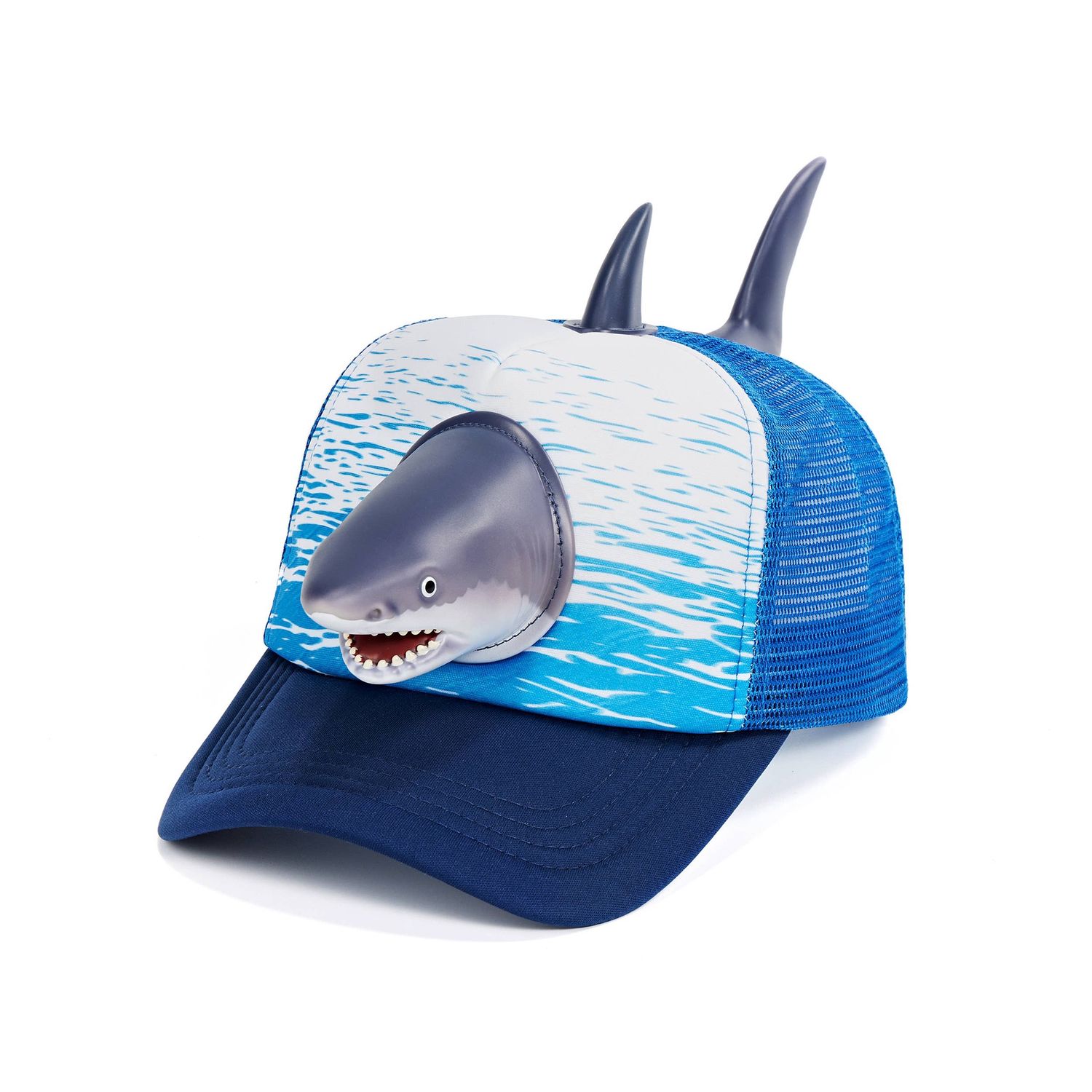 Shark | Unisex Trucker Hat Base Cap Mesh Back