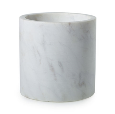 WHITE MARBLE PLANTER