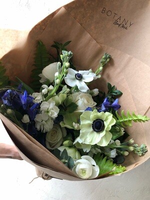 DAINTY BLUES HANDTIED BOUQUET