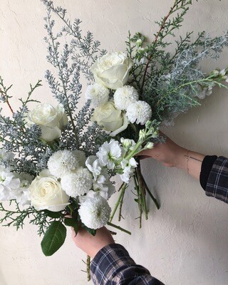 WINTER WISHES HANDTIED BOUQUET