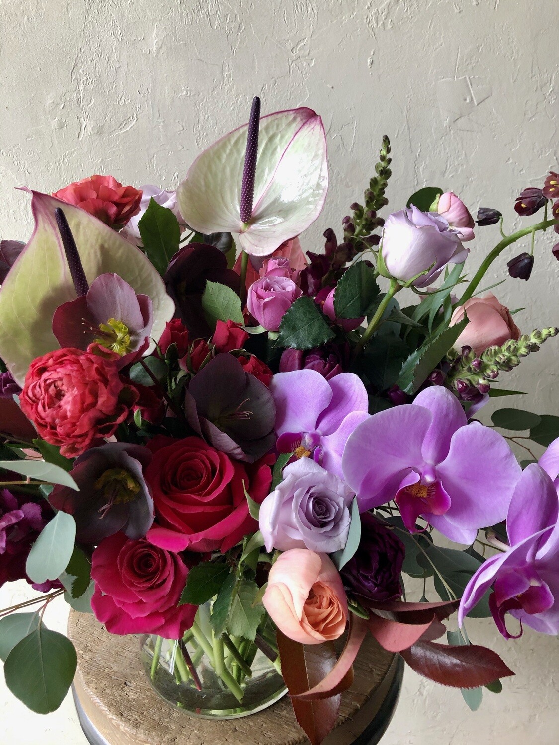 ASCOT ORCHID + ROSE VASE