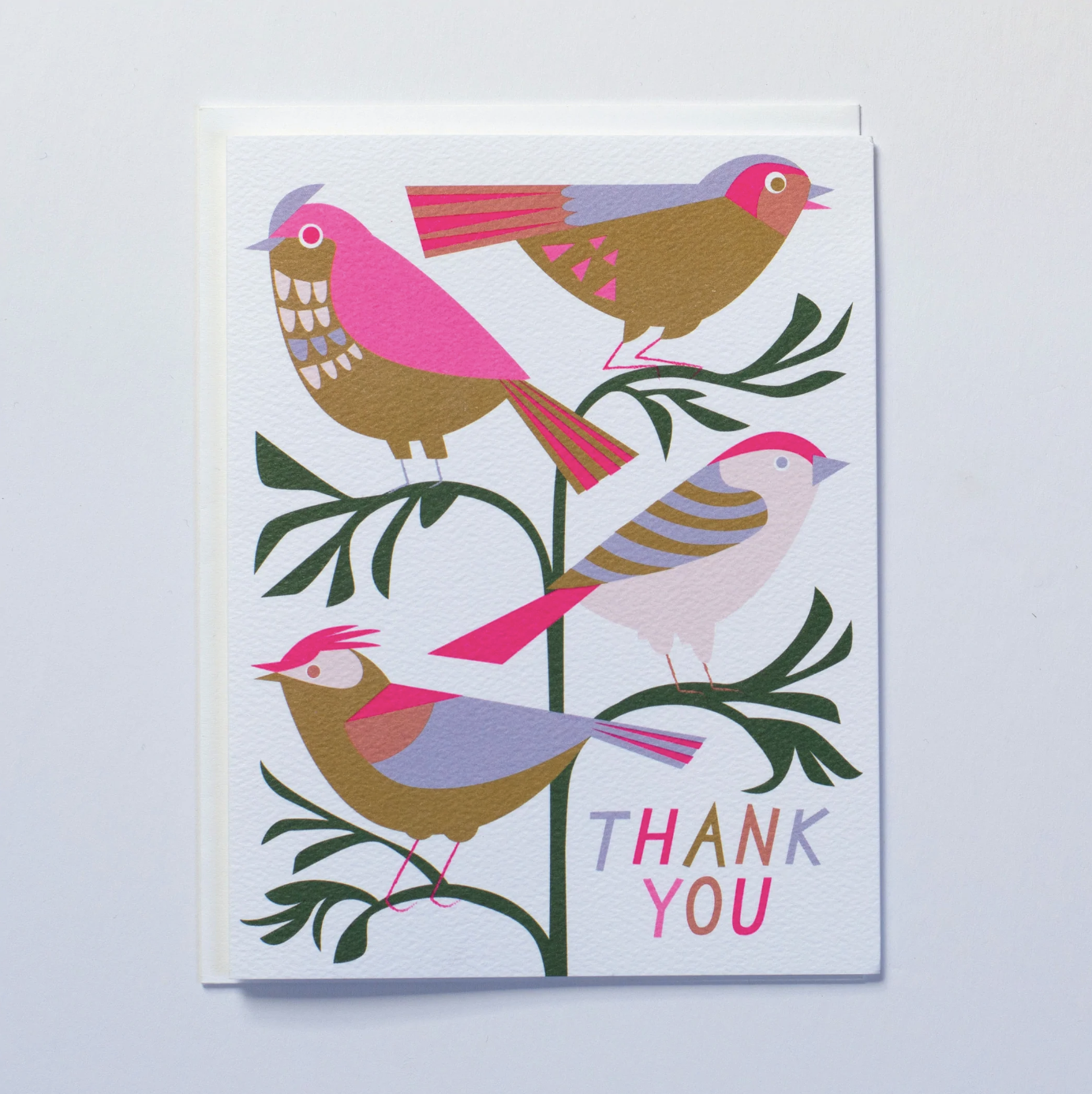 BIRD SONG THANK YOU NOTE CARD