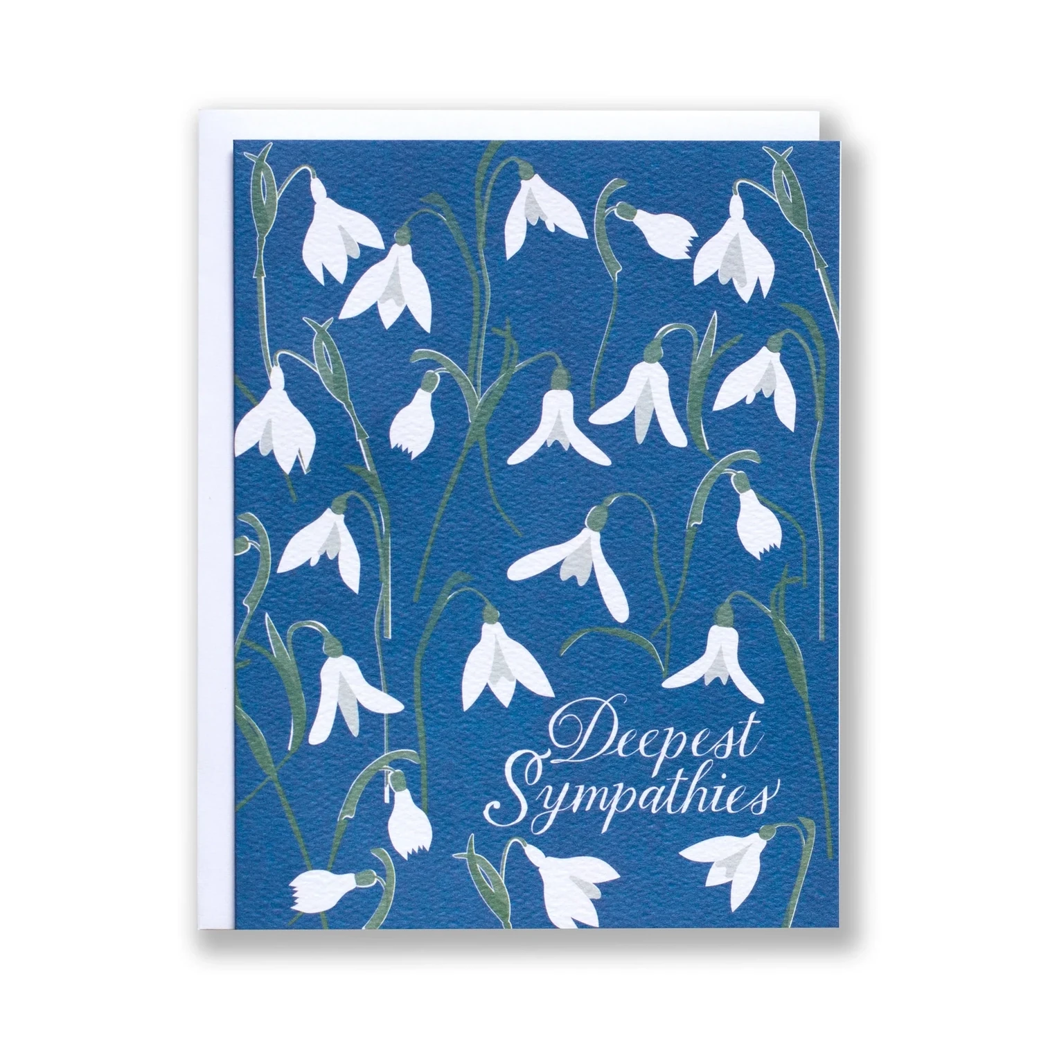 SNOWDROPS SYMPATHIES NOTE CARD