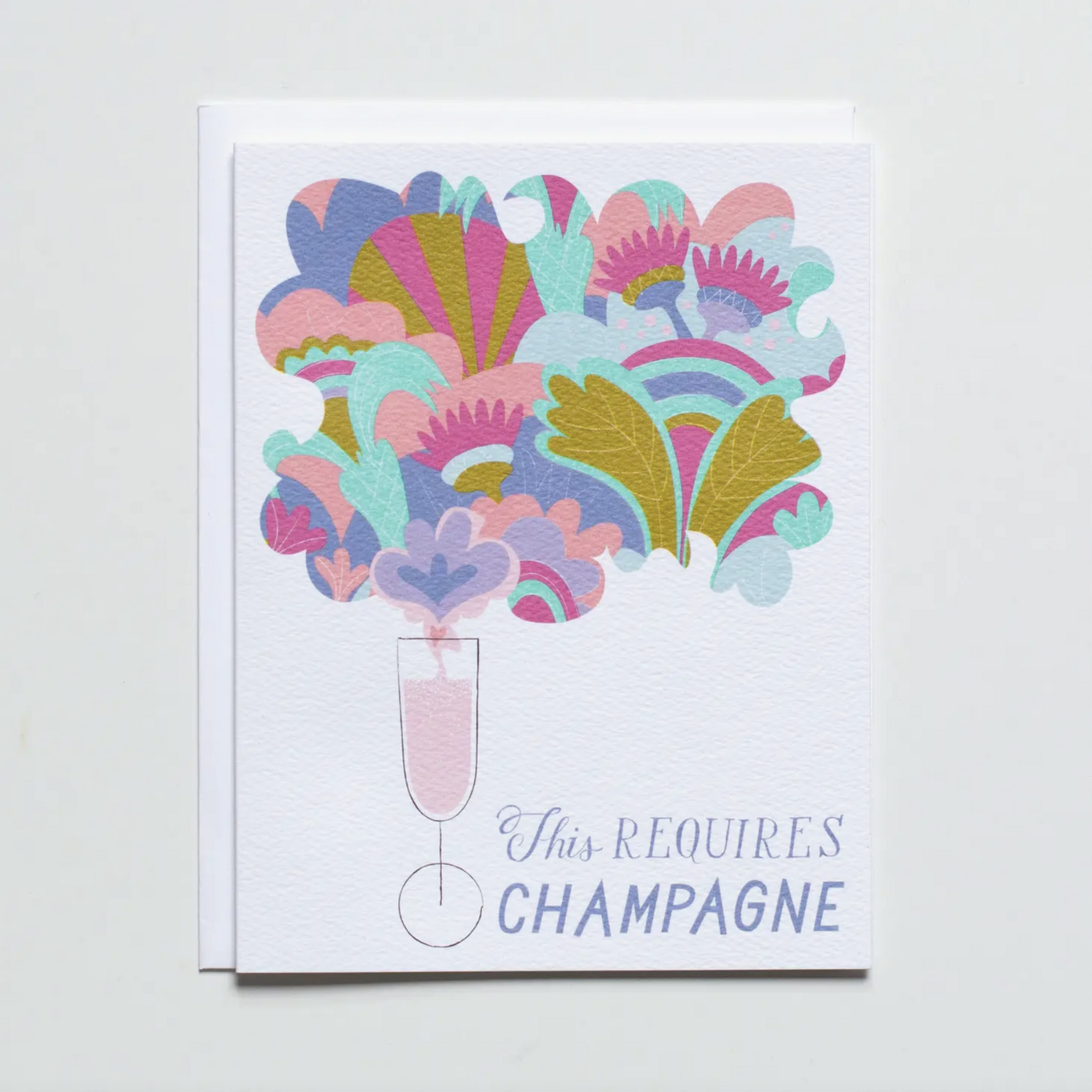 THIS REQUIRES CHAMPAGNE NOTE CARD