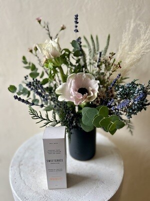 MINI WINTER VASE + SWEETGRASS EVERYDAY MIST