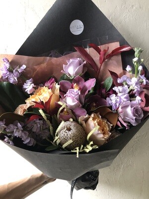 GARDEN BANKSIA HANDTIED BOUQUET