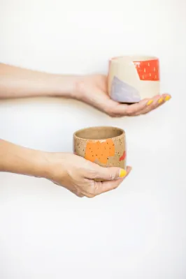 NIGHTSHIFT CERAMICS - SMALL PIECES CERAMIC PLANTER