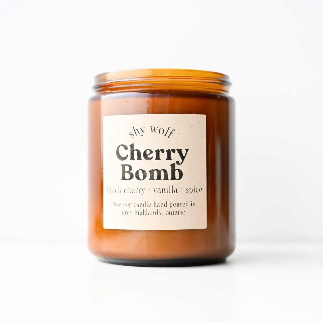 CHERRY BOMB SOY CANDLE - BLACK CHERRY AND VANILLA
