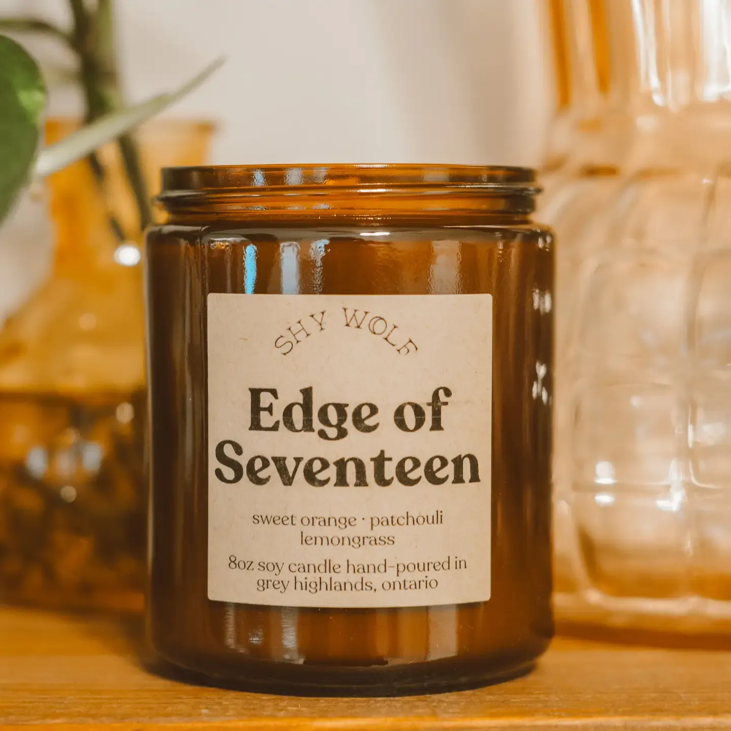 EDGE OF SEVENTEEN SOY CANDLE - SWEET ORANGE, PATCHOULI, LEMONGRASS