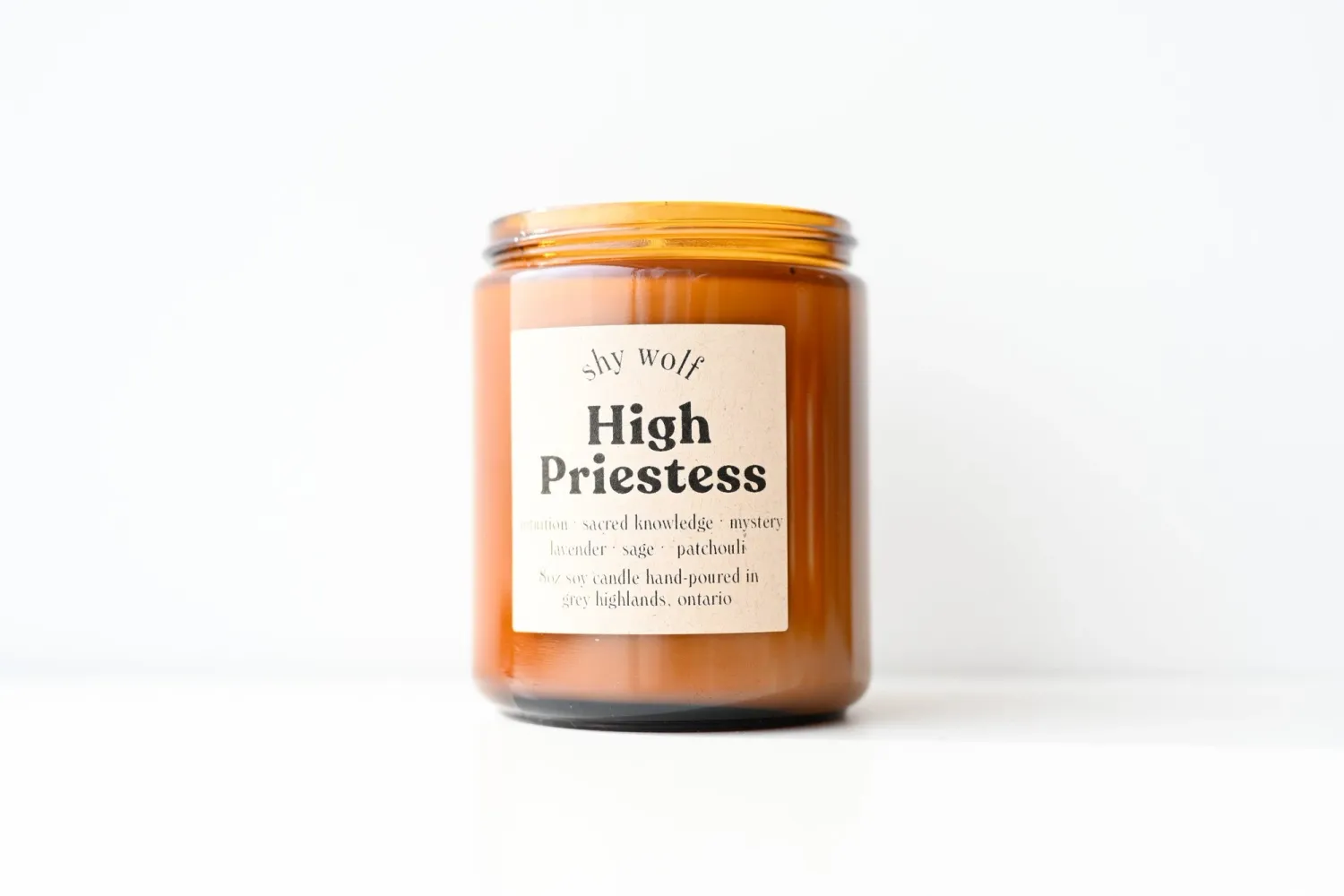 HIGH PRIESTESS SOY CANDLE - LAVENDER, SAGE, PATCHOULI