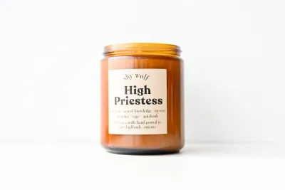 HIGH PRIESTESS SOY CANDLE - LAVENDER, SAGE, PATCHOULI