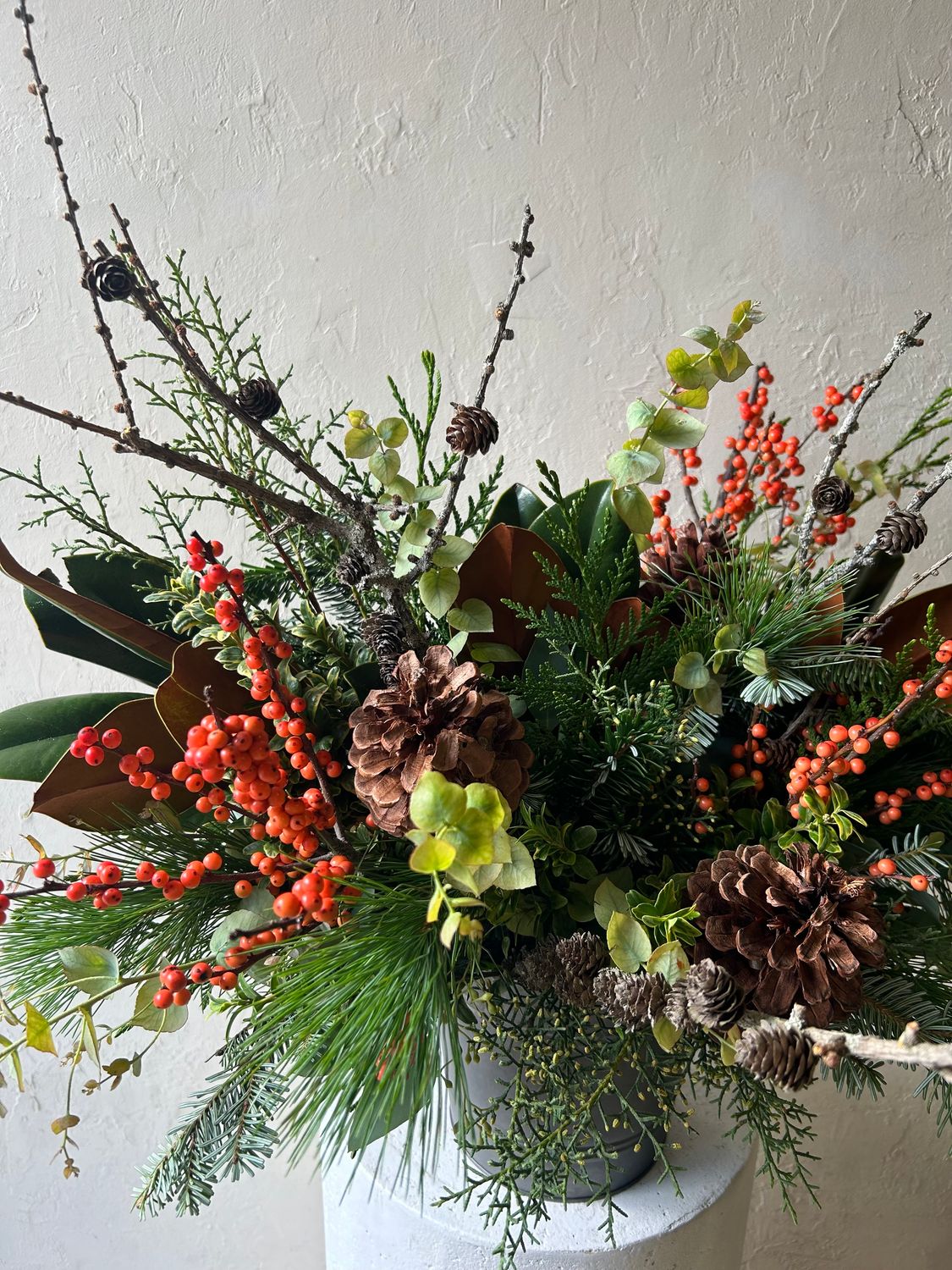 WOODSY WINTER PLANTER