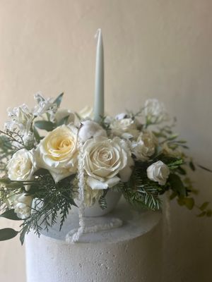 COZY COTTON CENTREPIECE