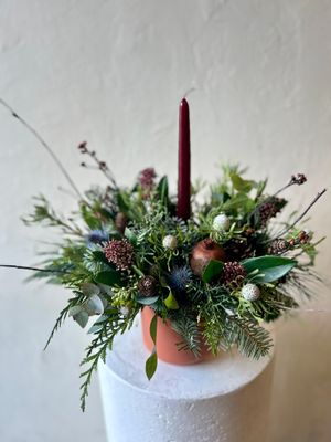 TERRACOTTA CANDLE CENTREPIECE