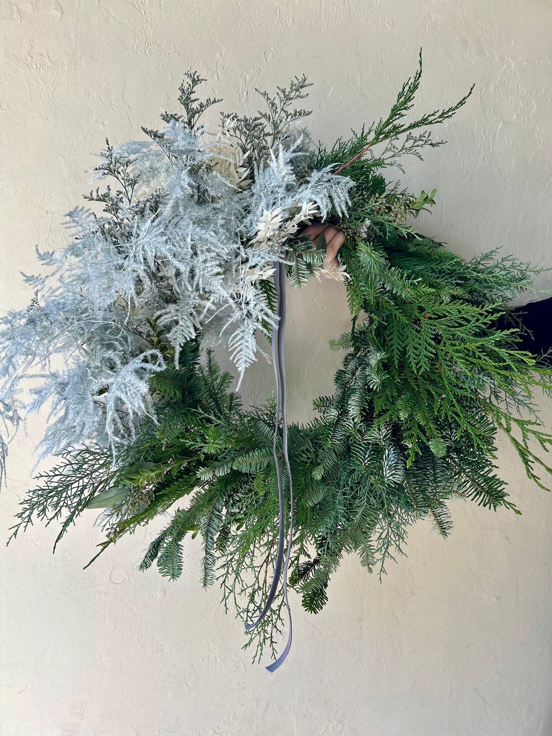 ICY WINTER WREATH