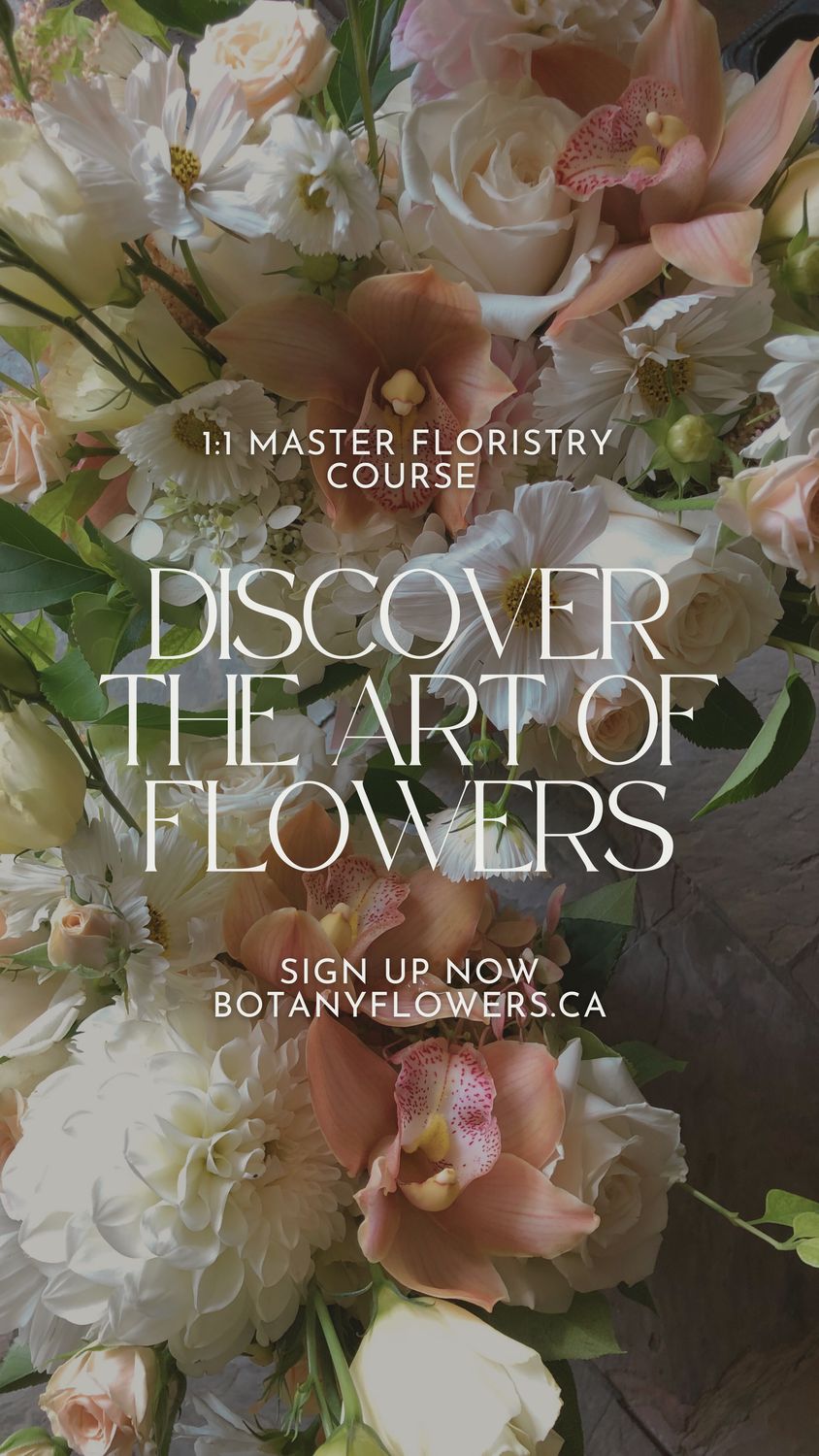 1:1 MASTER FLORISTRY COURSE | PRIVATE FLORAL DESIGN WORKSHOP