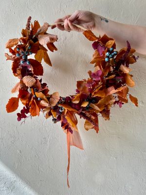 HARVEST DRIED WREATH