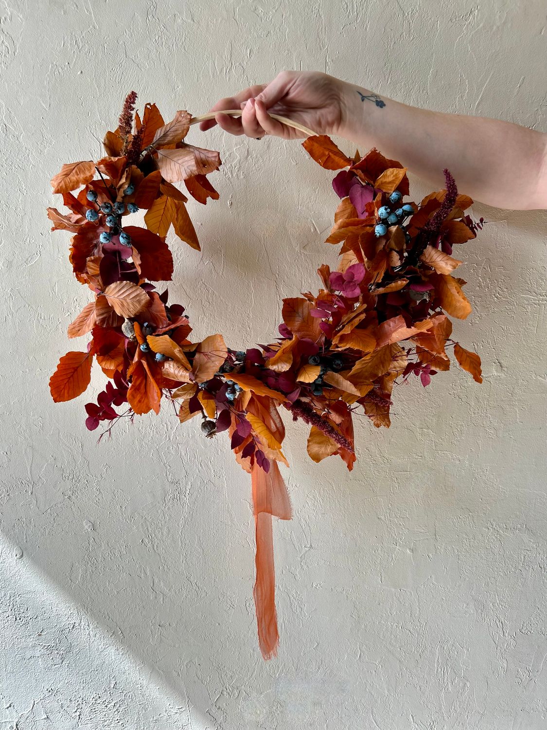 HARVEST DRIED WREATH