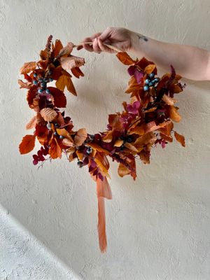 HARVEST DRIED WREATH