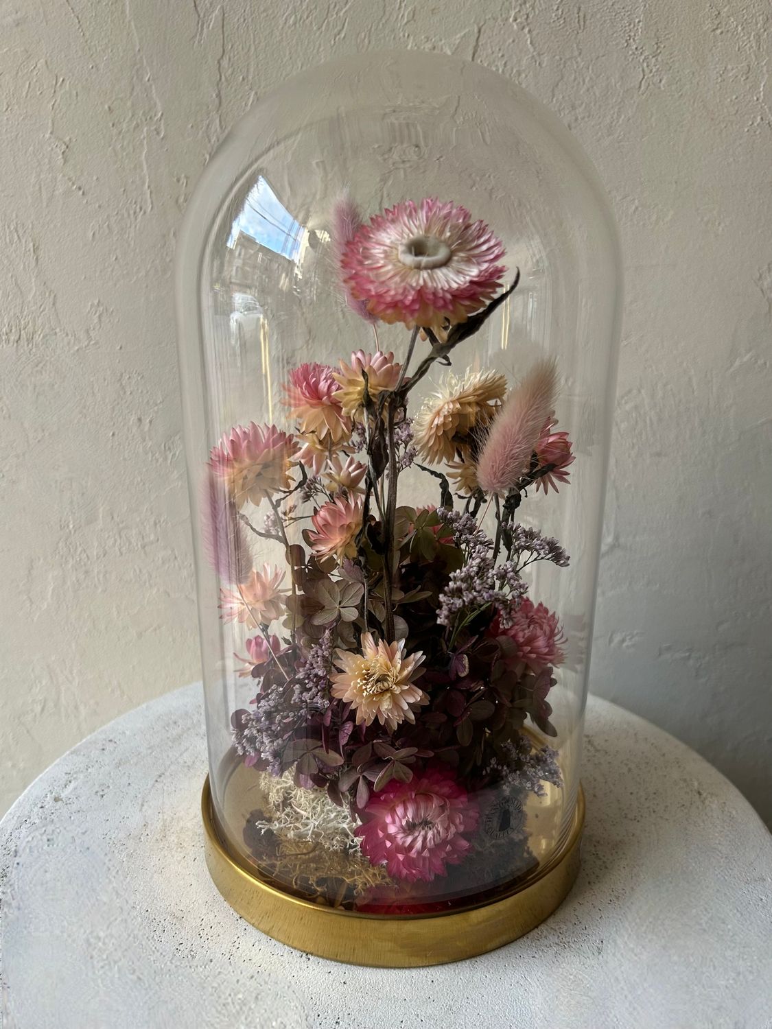 DRIED FLOWER CLOCHE