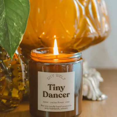 TINY DANCER SOY CANDLE - AGAVE, CACTUS FLOWER, ROSE