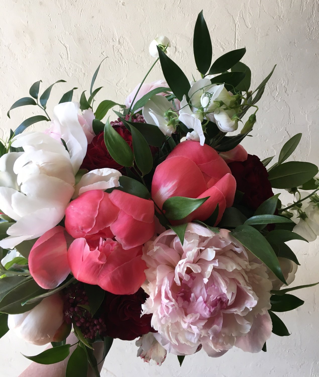 RAMBLING GARDEN HANDTIED BOUQUET