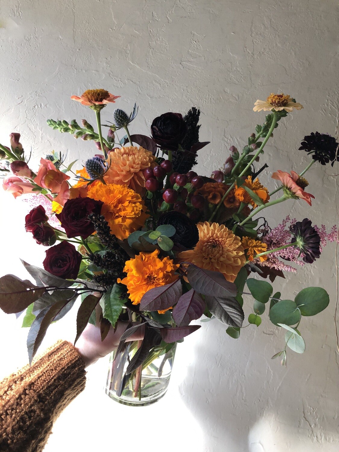 MOODY MARIGOLD VASE