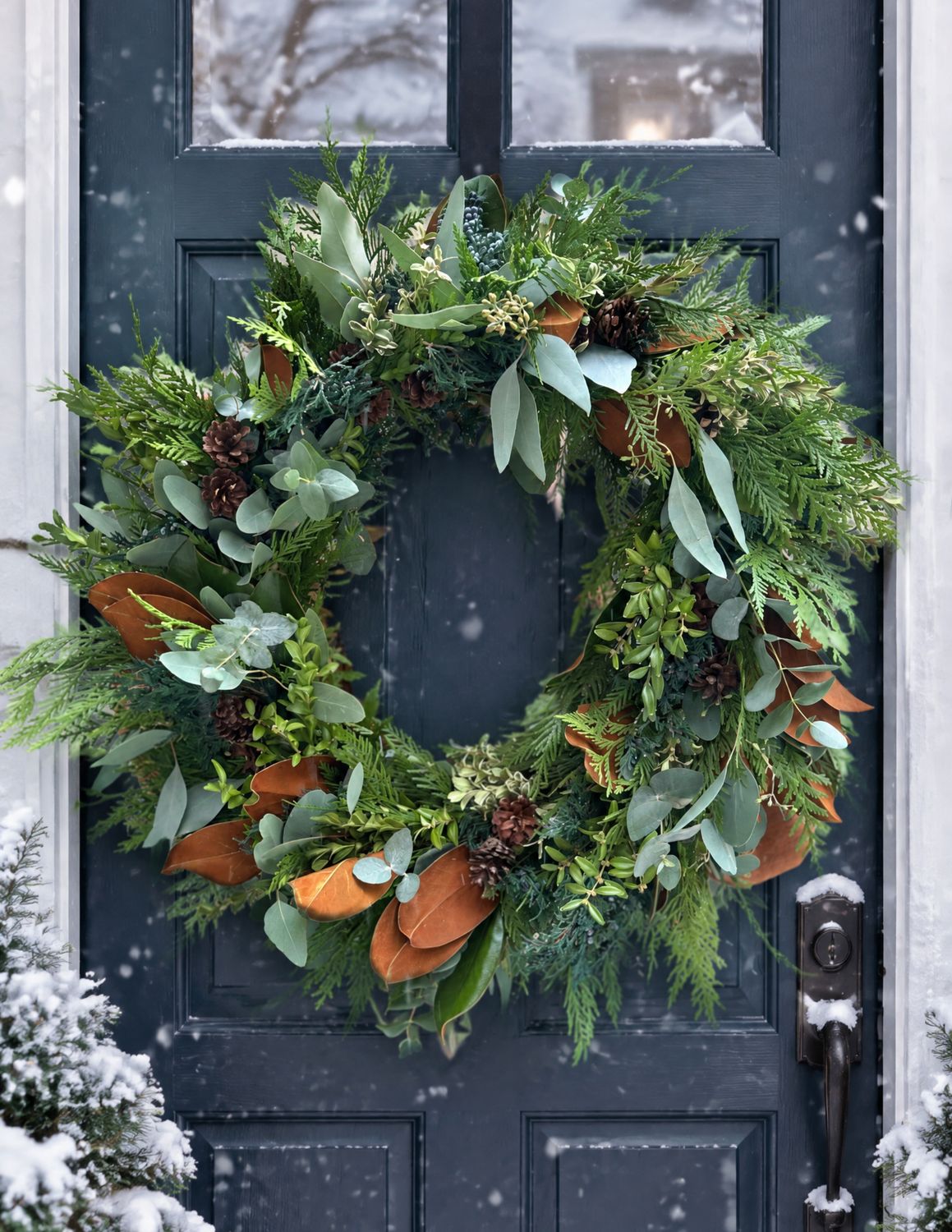 WINTER CEDAR WREATH