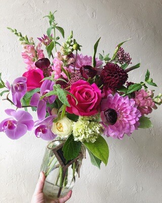 ENGLISH GARDEN MASON JAR