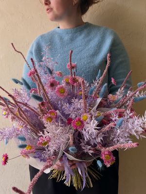 UNICORN EVERLASTING DRIED BOUQUET