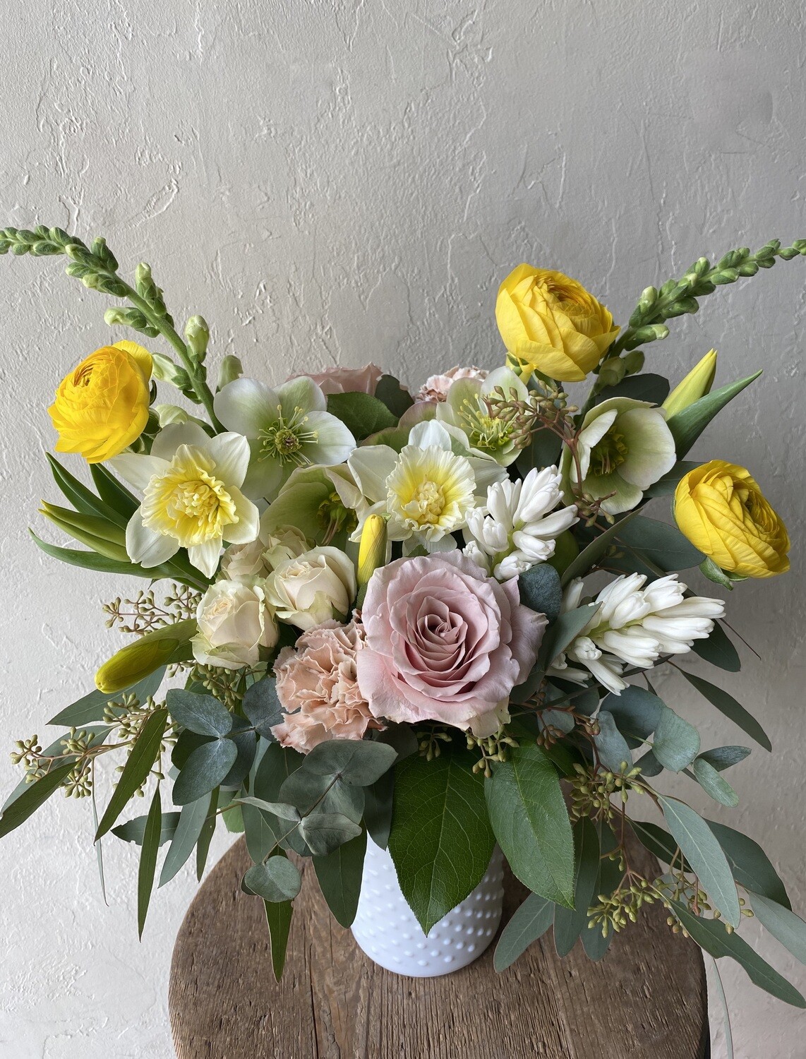 HOW SWEET IT IS HOBNAIL VASE