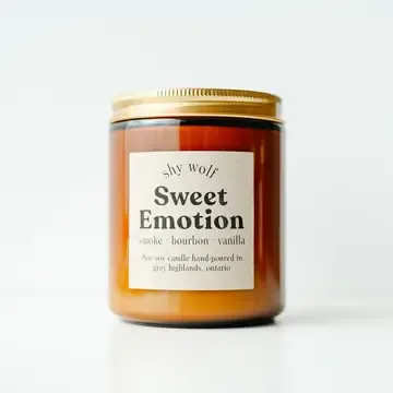 SWEET EMOTION SOY CANDLE - VANILLA, BOURBON, SMOKE