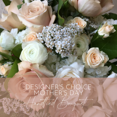 DESIGNER'S CHOICE - PALE PASTEL HANDTIED BOUQUET