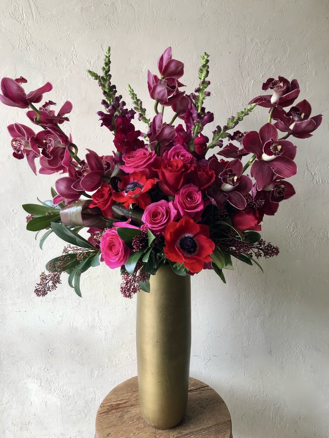 RUBY TRIBUTE VASE
