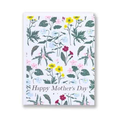 HAPPY MOTHER'S DAY WILDFLOWERS NOTE CARD