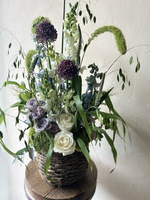 GATHERED GARDEN BASKET