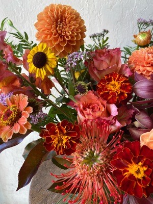 ORANGE CRUSH VASE